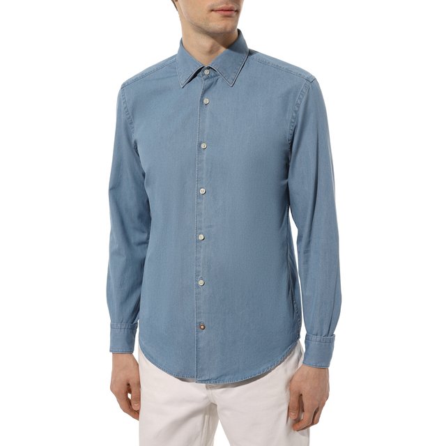 фото Джинсовая рубашка boss