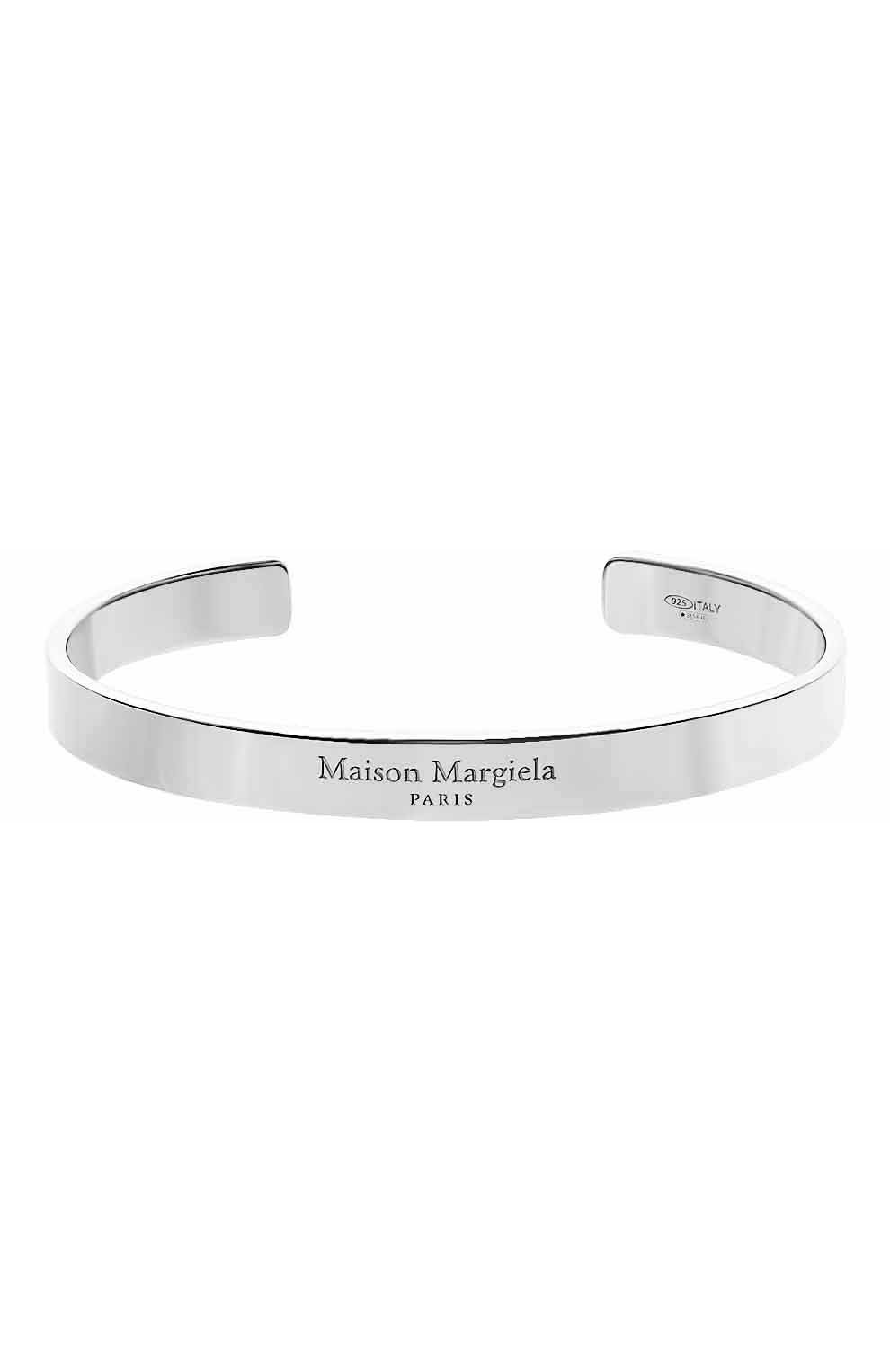 Мужской серебряный браслет MAISON MARGIELA серебряного цвета, арт. SM1UY0082 SV0158 | Фото 1 (Материал: Серебро)