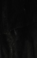 Женская шуба из меха норки PRADA черного цвета, арт. 166568-1H0O-F019Z | Фото 5 (Женское Кросс-КТ: Мех; Рукава: Длинные; Материал внешний: Натуральный мех; Длина (верхняя одежда): До середины бедра; Материал подклада: Синтетический материал; Стили: Кэжуэл)