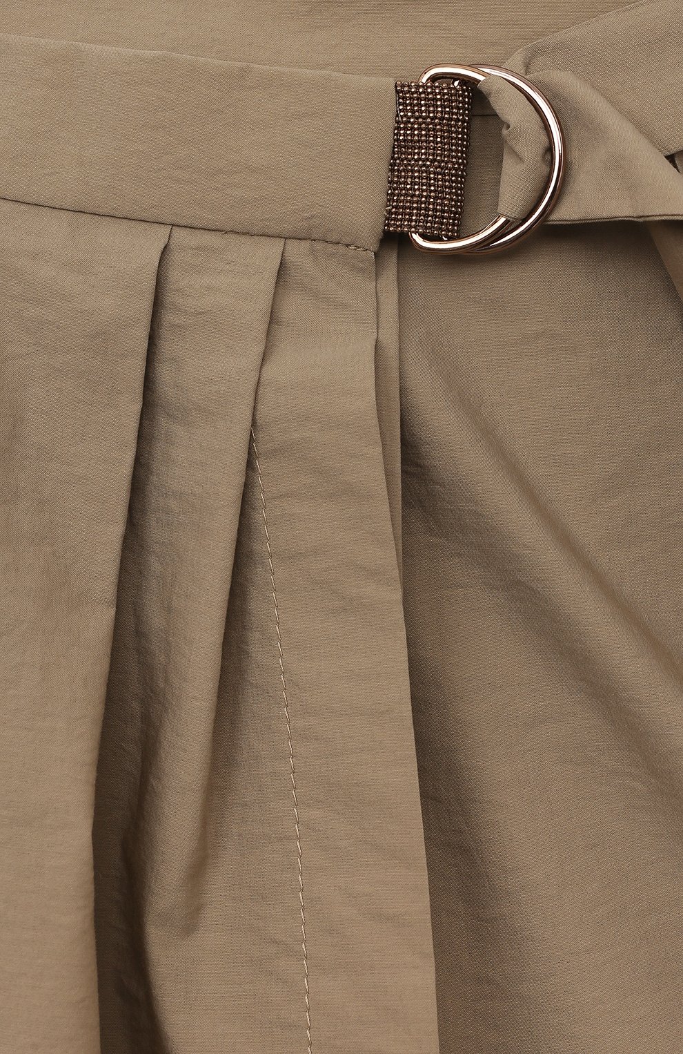 Хлопковая юбка Brunello Cucinelli B0F79G072A Фото 3