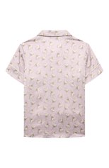 Детское хлопковая блузка PAADE MODE сиреневого цвета, арт. 232146145 | Фото 2 (Рукава: Короткие; Материал внешний: Хлопок)