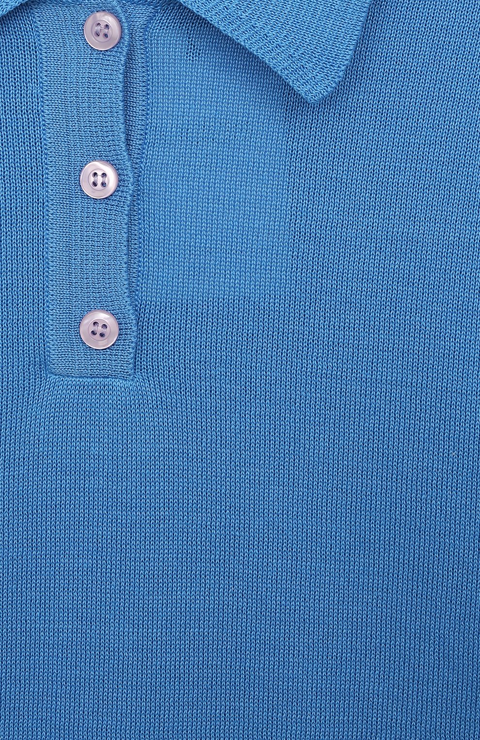 Детское хлопковое платье PAADE MODE голубого цвета, арт. 232509125 | Фото 3 (Рукава: Короткие; Материал внешний: Хлопок)