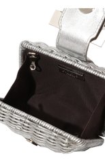 Женская сумка willow mini RODO серебряного цвета, арт. B8671/827 | Фото 5 (Сумки-технические: Сумки через плечо; Размер: mini; Ремень/цепочка: На ремешке)