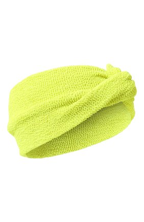 Женская повязка на голову BOND-EYE AUSTRALIA зеленого цвета, арт. BOUND334E | Фото 1 (Материал: Текстиль, Синтетический материал)