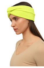 Женская повязка на голову BOND-EYE AUSTRALIA зеленого цвета, арт. BOUND334E | Фото 2 (Материал: Текстиль, Синтетический материал)