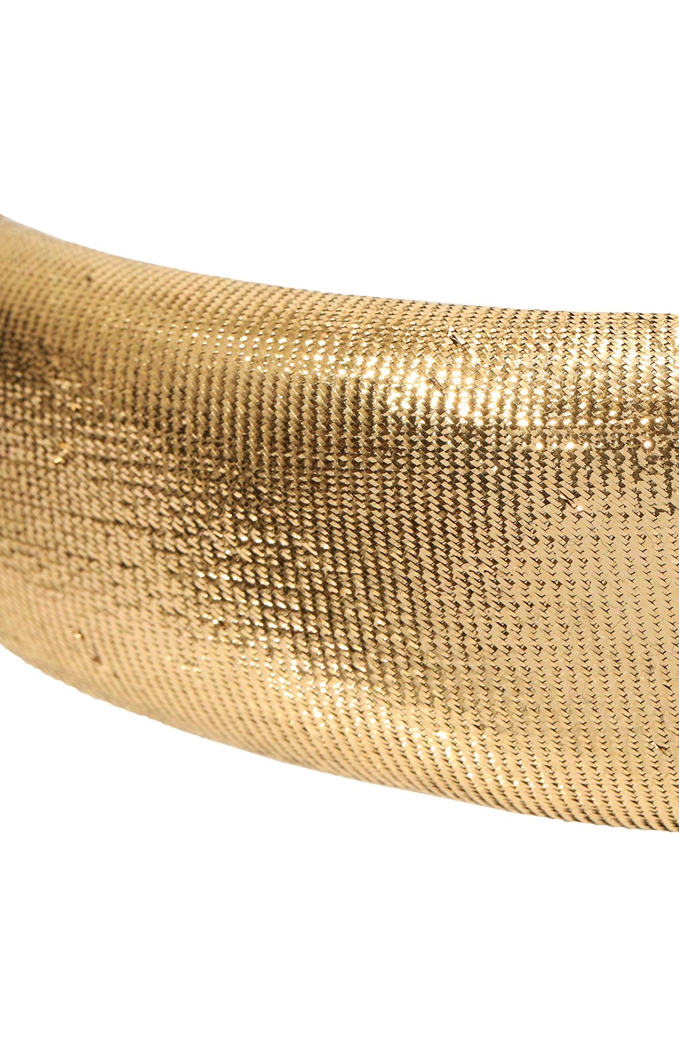 Женский ободок для волос PANFIL золотого цвета, арт. Gld-Bnd | Фото 4 (Материал: Текстиль)