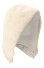 Женский капюшон из меха норки MANZONI24 кремвого цвета, арт. 23M965-VFCAP | Фото 1