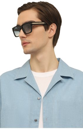 Мужские солнцезащитные очки DAVID BECKHAM синего цвета, арт. DB7100 807 F9 | Фото 2 (Кросс-КТ: С/з-мужское; Оптика Гендер: оптика-мужское)