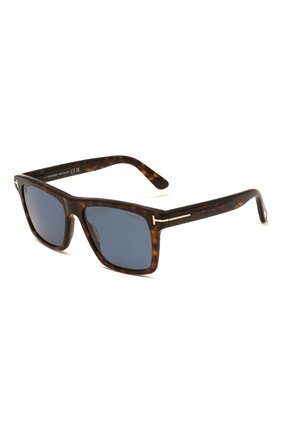 Мужские солнцезащитные очки TOM FORD синего цвета, арт. TF906 52V | Фото 1 (Кросс-КТ: С/з-мужское; Оптика Гендер: оптика-мужское)