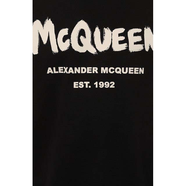 Хлопковый свитшот Alexander McQueen 688713 QTZ81 Фото 5