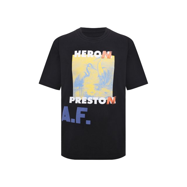 Хлопковая футболка Heron Preston HMAA026S22JER004