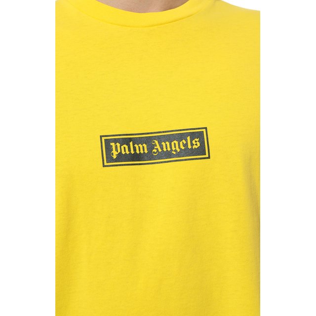 Хлопковая футболка Palm Angels PMAA065F22JER0011801 Фото 5