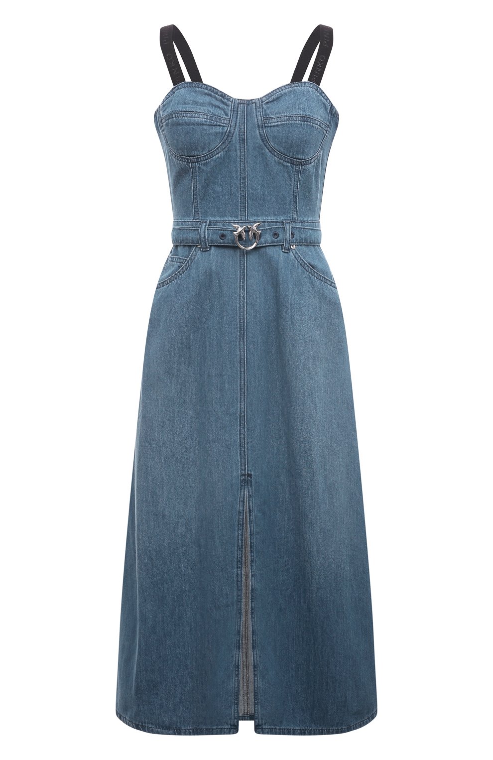 Женское синее джинсовое платье PINKO купить в интернет-магазине ЦУМ ...