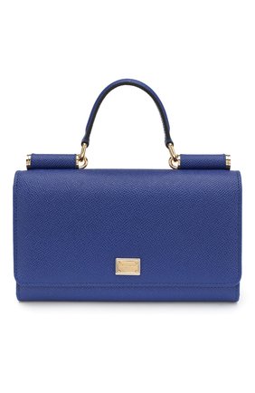 Сумка Sicily Von на цепочке Dolce & Gabbana, синего цвета, арт. 0116/BI0671/A1001 в ЦУМ | Фото №1 Сумка Sicily Von на цепочке Dolce & Gabbana синего цвета | Фото №1