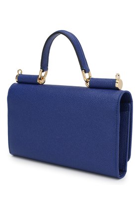 Сумка Sicily Von на цепочке Dolce & Gabbana, синего цвета, арт. 0116/BI0671/A1001 в ЦУМ | Фото №3 Сумка Sicily Von на цепочке Dolce & Gabbana синего цвета | Фото №3