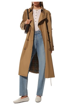 Женские кожаные мокасины gommini TOD’S белого цвета по цене 28700 руб., арт. XXW00G000105J1 | Фото 2 Женские кожаные мокасины gommini TOD’S белого цвета, арт. XXW00G000105J1 | Фото 2