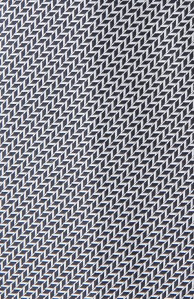 Мужской галстук BRIONI серебряного цвета, арт. 063I/044BU | Фото 3 (Принт: С принтом; Материал: Текстиль, Шелк)