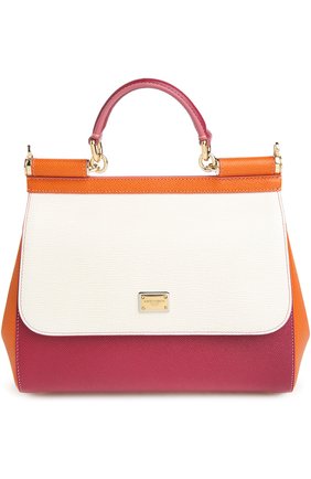 Женская сумка miss sicily DOLCE & GABBANA разноцветная цвета, арт. 0116/BB6002/B3181 купить в ЦУМ | Фото №1 Сумка Miss Sicily Dolce & Gabbana разноцветная цвета | Фото №1