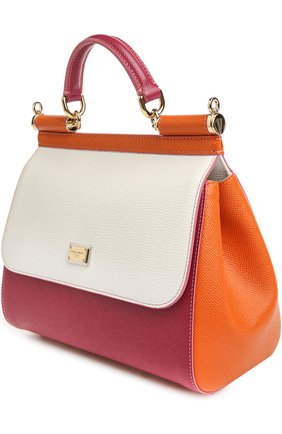 Женская сумка miss sicily DOLCE & GABBANA разноцветная цвета, арт. 0116/BB6002/B3181 купить в ЦУМ | Фото №3 Сумка Miss Sicily Dolce & Gabbana разноцветная цвета | Фото №3