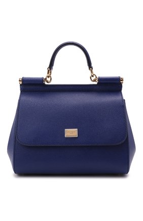 Женская сумка sicily medium DOLCE & GABBANA синего цвета по цене 114500 руб., арт. 0116/BB6002/A1001 | Фото 1 Женская сумка sicily medium DOLCE & GABBANA синего цвета, арт. 0116/BB6002/A1001 | Фото 1