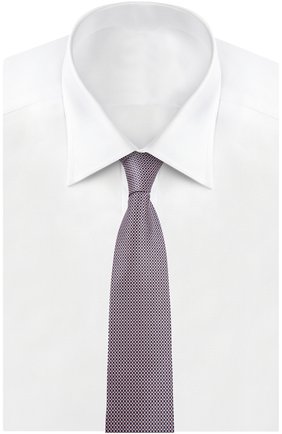Мужской галстук BRIONI розового цвета, арт. 063I/044AC | Фото 2 (Материал: Текстиль, Шелк; Принт: С принтом)