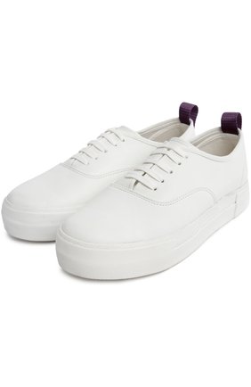 Женские синие кожаные кеды mother Eytys, арт. M0THER LEATHER купить в ЦУМ | Фото №1 Кожаные кеды Mother Eytys синие | Фото №1