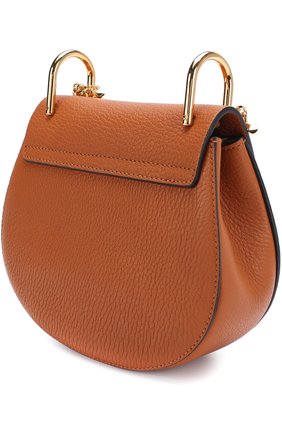 Женская сумка drew mini на цепочке CHLOÉ коричневая цвета, арт. 3S1032/944 купить в ЦУМ | Фото №3 Сумка Drew mini на цепочке Chloé коричневая цвета | Фото №3