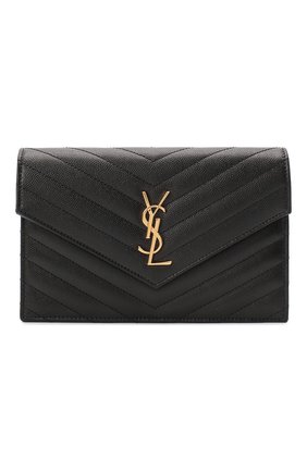 Женская сумка monogram envelope mini SAINT LAURENT черного цвета по цене 86150 руб., арт. 393953/B0W01 | Фото 1 Женская сумка monogram envelope mini SAINT LAURENT черного цвета, арт. 393953/B0W01 | Фото 1
