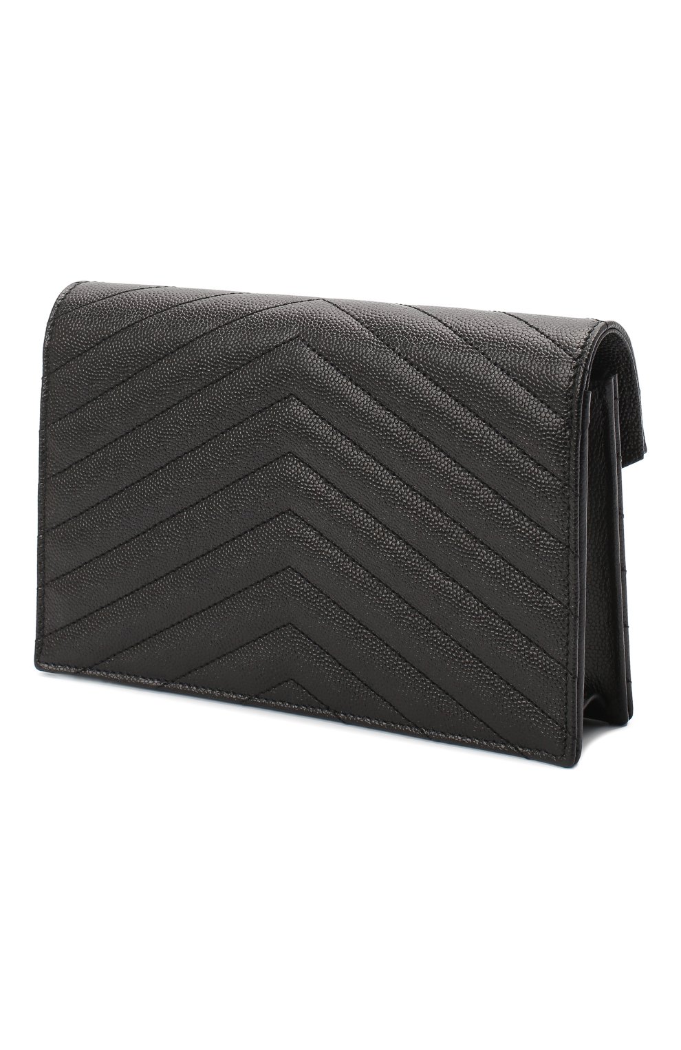 Женская сумка monogram envelope mini SAINT LAURENT черного цвета по цене 86150 руб., арт. 393953/B0W01 | Фото 3 Женская сумка monogram envelope mini SAINT LAURENT черного цвета, арт. 393953/B0W01 | Фото 3