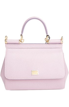 Женская сумка sicily small DOLCE & GABBANA лиловая цвета, арт. 0116/BB6003/A1001 купить в ЦУМ | Фото №1 Сумка Sicily small Dolce & Gabbana лиловая цвета | Фото №1