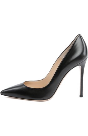 Кожаные туфли Gianvito 105 на шпильке | Фото №1 Кожаные туфли Gianvito 105 на шпильке | Фото №1