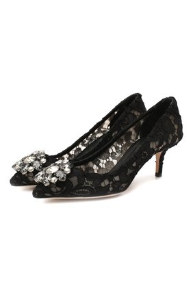 Женская текстильные туфли rainbow lace DOLCE & GABBANA черного цвета по цене 52700 руб., арт. 0112/CD0066/AL198 | Фото 1 Женская текстильные туфли rainbow lace DOLCE & GABBANA черного цвета, арт. 0112/CD0066/AL198 | Фото 1