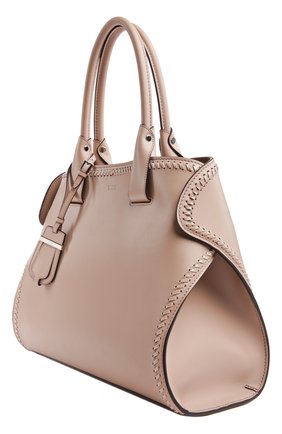 Женская сумка cape TOD’S светло-бежевая цвета, арт. XBWAMGAA3009XN купить в ЦУМ | Фото №3 Сумка Cape Tod’s светло-бежевая цвета | Фото №3
