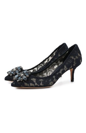 Женская текстильные туфли rainbow lace DOLCE & GABBANA темно-синего цвета по цене 57950 руб., арт. 0112/CD0066/AL198 | Фото 1 Женская текстильные туфли rainbow lace DOLCE & GABBANA темно-синего цвета, арт. 0112/CD0066/AL198 | Фото 1