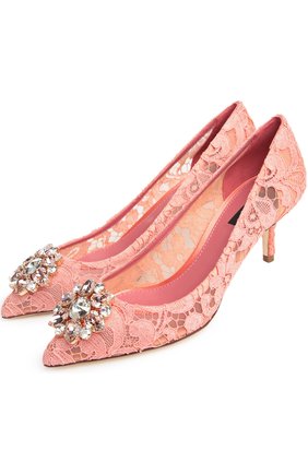 Женская текстильные туфли rainbow lace DOLCE & GABBANA розового цвета по цене 52700 руб., арт. 0112/CD0066/AL198 | Фото 2 Женская текстильные туфли rainbow lace DOLCE & GABBANA розового цвета, арт. 0112/CD0066/AL198 | Фото 2