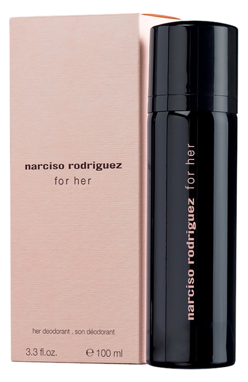 Женский дезодорант парфюмированный спрей for her NARCISO RODRIGUEZ бесцветного цвета, арт. 890235BP | Фото 1