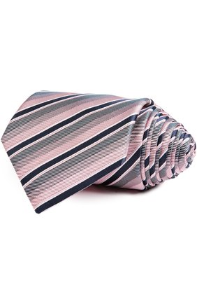 Мужской галстук BRIONI светло-розового цвета, арт. 062I/P5406 | Фото 1 (Материал: Шелк, Текстиль; Принт: С принтом)