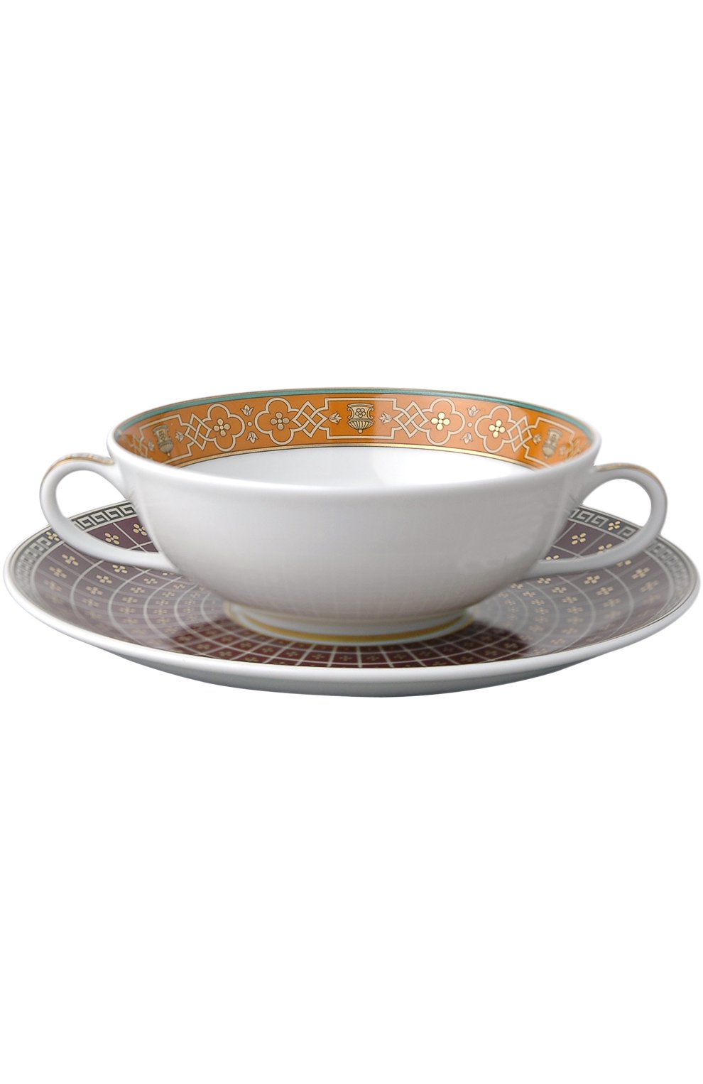 Мужского пиала для супа с блюдцем grand versailles BERNARDAUD бесцветного цвета, арт. 0696/77 | Фото 1