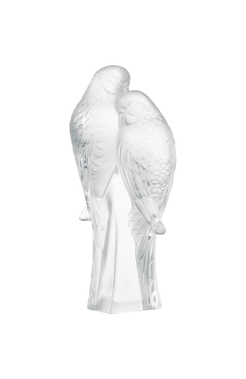 Мужского скульптура two parakeets LALIQUE бесцветного цвета, арт. 1211900 | Фото 1