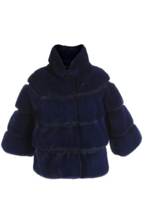 Шуба Dennis Basso синего цвета, арт. 21605/DYED NAVY в ЦУМ | Фото №1 Шуба Dennis Basso синего цвета | Фото №1