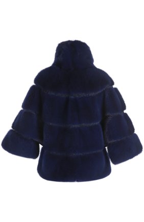 Шуба Dennis Basso синего цвета, арт. 21605/DYED NAVY в ЦУМ | Фото №1 Шуба Dennis Basso синего цвета | Фото №1