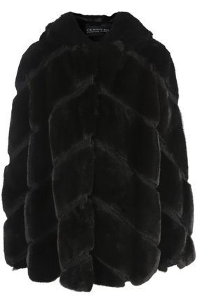 Шуба Dennis Basso черного цвета, арт. 21602/NATURAL BLACK в ЦУМ | Фото №1 Шуба Dennis Basso черного цвета | Фото №1