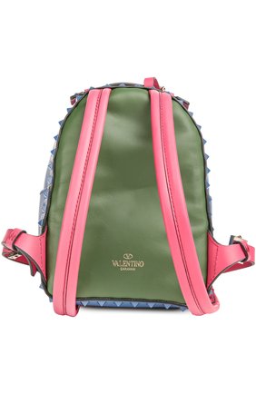 Маленький рюкзак Rockstud из комбинированной кожи | Фото №2 Маленький рюкзак Rockstud из комбинированной кожи | Фото №2