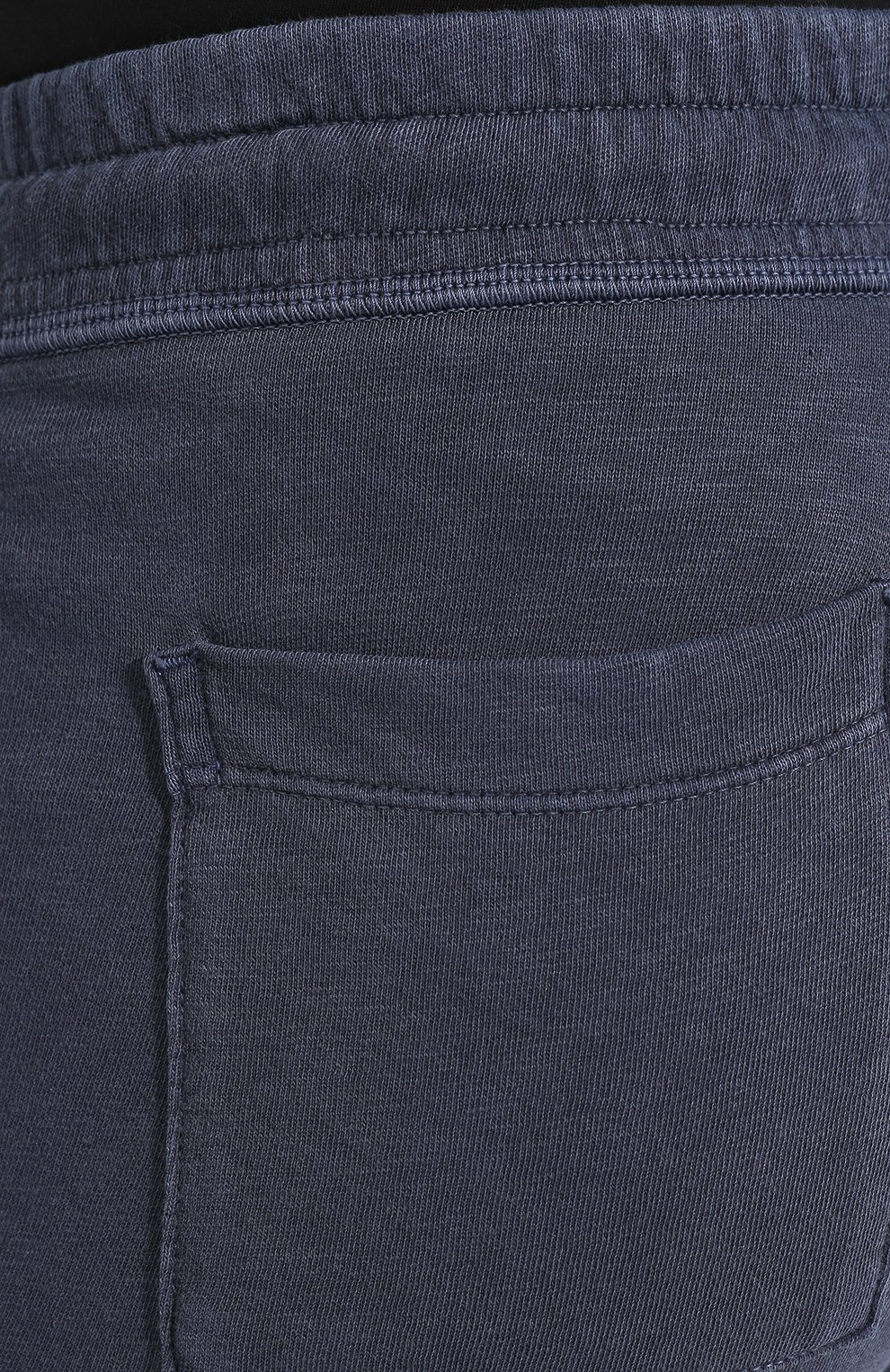 Мужские хлопковые брюки JAMES PERSE темно-синего цвета, арт. MXA1161 | Фото 5 (Длина (брюки, джинсы): Стандартные; Кросс-КТ: Спорт; Материал внешний: Хлопок; Статус проверки: Проверено, Проверена категория)