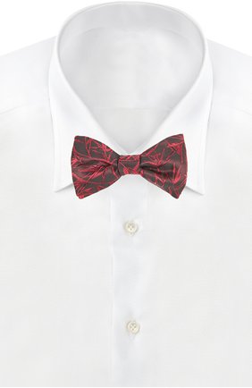 Мужской галстук LANVIN красного цвета, арт. 2262 | Фото 2 (Материал: Текстиль, Шелк; Статус проверки: Проверено, Проверена категория)
