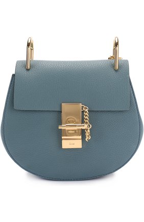 Женская сумка drew mini на цепочке CHLOÉ голубая цвета, арт. 3S1032/944 купить в ЦУМ | Фото №1 Сумка Drew mini на цепочке Chloé голубая цвета | Фото №1