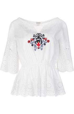 Женская белая блуза Suno, арт. R1760 купить в ЦУМ | Фото №1 Женская блуза Suno, цвет белый, арт. R1760 в ЦУМ | Фото №1
