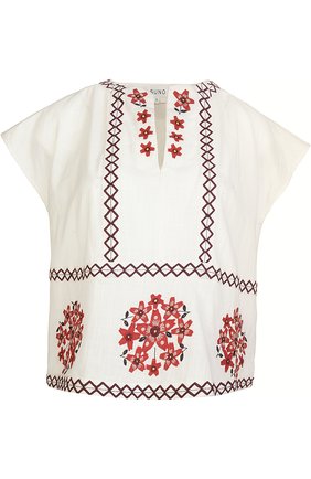 Женский кремовый топ Suno, арт. R1761 купить в ЦУМ | Фото №1 Топ Suno кремовый | Фото №1