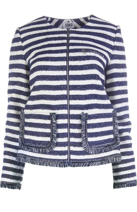 Женский синий жакет Sonia by Sonia Rykiel, арт. 16E 85240107-4A купить в ЦУМ | Фото №1 Жакет Sonia by Sonia Rykiel синий | Фото №1