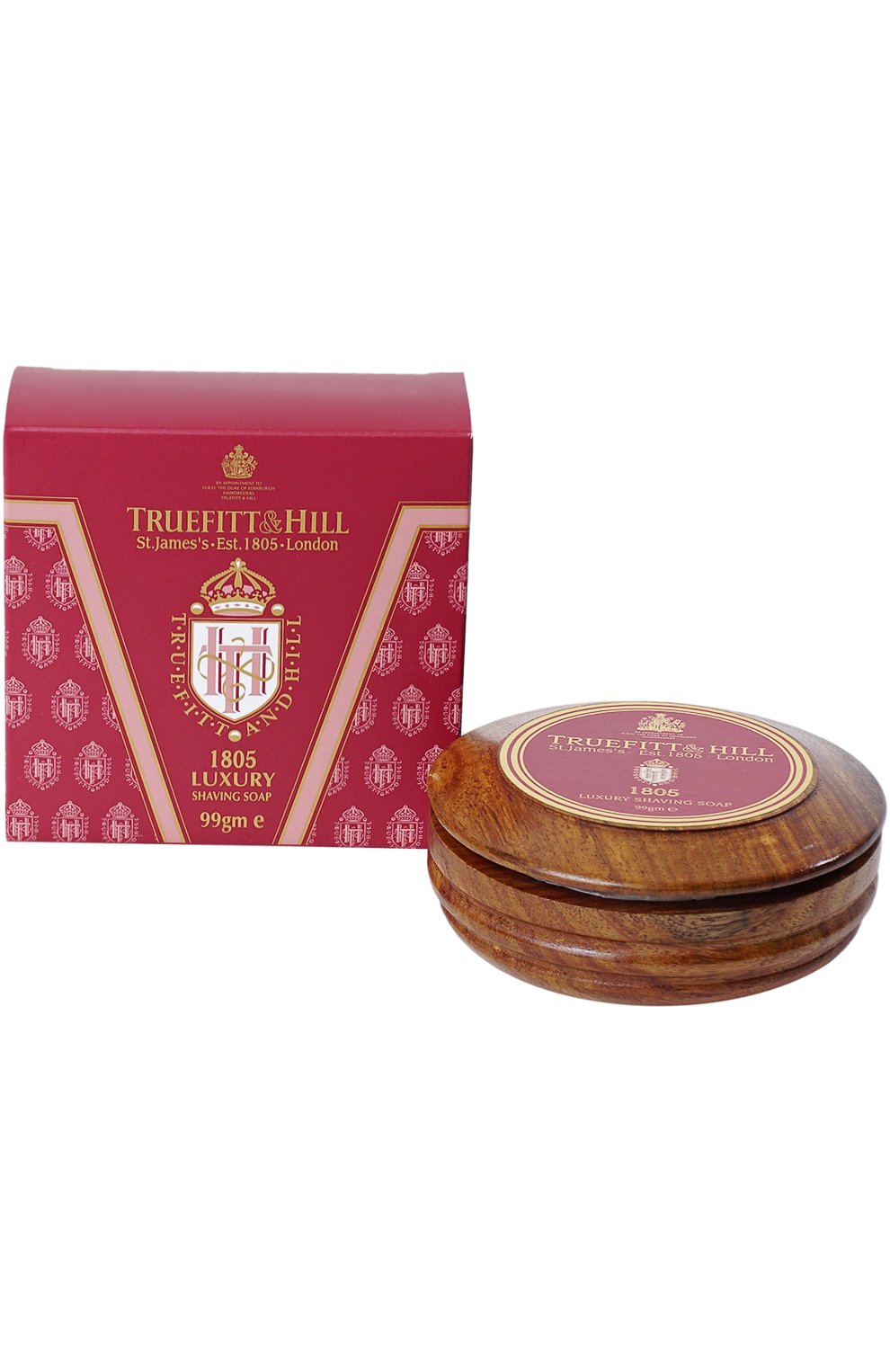 Мужская люкс-мыло для бритья в деревянной чаше 1805 TRUEFITT&HILL бесцветного цвета по цене 6080 руб., арт. 1805 | Фото 2 Мужская люкс-мыло для бритья в деревянной чаше 1805 TRUEFITT&HILL бесцветного цвета, арт. 1805 | Фото 2